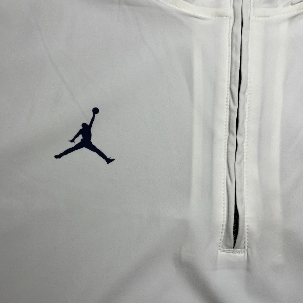 Michigan Wolverines‎ Nike Jordan Mens 1/4 Zip Short Sleeve Hoodie Jacket 3XL